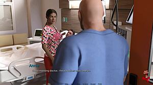 Sara Rides Daddy's Huge Cock in Animated Hentai Game