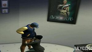 Voyeur Sees Chinese Lady Sucking Black Dick!