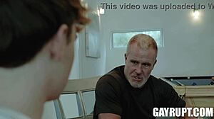 Eat my ass, dale savage! Eric charming bends over for monster cock