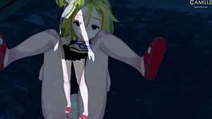 anna wants to exorcise you with her wet vagina - shaman king