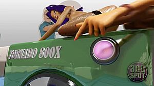 3dgspot - busty blonde bimbo cant resist fucking all her holes compilation 3d animation