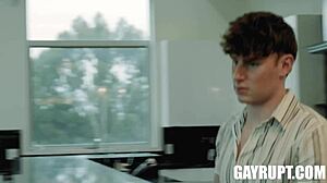 Eat my ass, dale savage! Eric charming bends over for monster cock