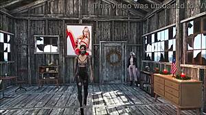 fallout 4 sexy at home with brunette skinny cute girl