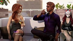 丹佛女士用大亚洲奶支配游戏