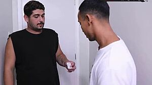 Young twink shares chubby partner's dick