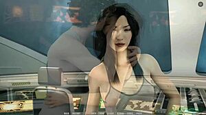 Wild sex on captain's deck in tales unending void