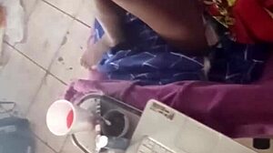 Butt naked milf flaunts big nice tits on display