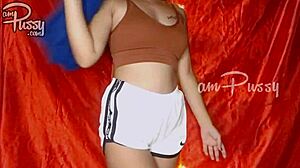 amateur asian teen strips and poses nude