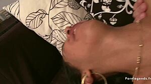 isis love gets a foot massage before taking a deep pounding with cumshot