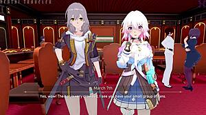 Hey, Siobhan and Stelle get naughty in Honkai Star Rail! 😏