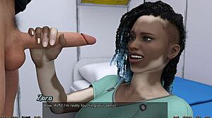 Stranded in Space: Black Virgin Craves Wild Action