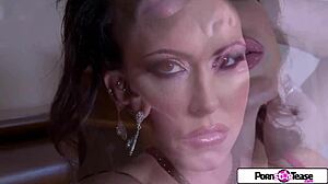 Pornstar Jessica teases by getting naked and masturbating for everyone! 😉