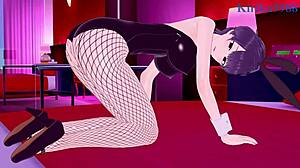 Shuuko komi has intense sex in pov hentai