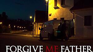 damn, this pretty french brunette confesses dirty secrets! she takes rough hardcore pounding with a messy facial.