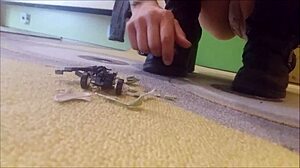 gorgeous giantess dominates with sadistic machine and heels play