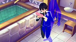 kirito gets handjob in yaoi