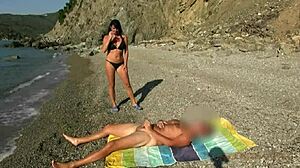 Beach Creampie with Stranger's Huge Cock