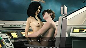 Wild sex on captain's deck in tales unending void