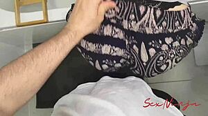 silly step-mom keeps getting stuck, needs doggystyle help!