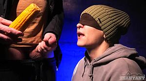 stepbrother got wild, used my mouth for deep cock action - xsanyany