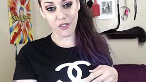 Small penis humiliation session with fun contrasts for little 18+ cocks.