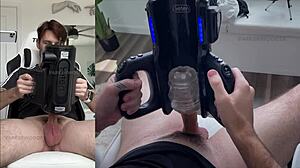 wow, trying my new xspacecup xt5 auto-stroker toy for the first time!