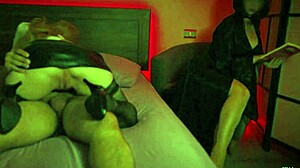 Wow! Wife Sees Husband Pound Secretary Bella Hentaigirl in Wild Action!