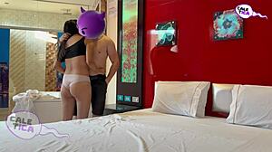 Peruvian blonde debuts in cute panties