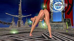 i can't get enough of this beautiful indian girl in the 3d cartoon, fingering her pussy and masturbating with a cucumber