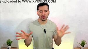 barista boss makes new twink employee suck in coffee shop storage! ☕😈