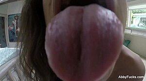 abigail mac teases hot and nude in steamy shower scene.