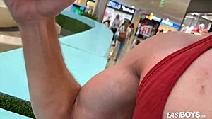 Hey, just caught up with Jhon Bianco in Colombia, part two. This interview turned into a wild handjob session with that monster cock!