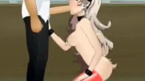 Corrin says, 'I choose to suck this big cock.' Full video.