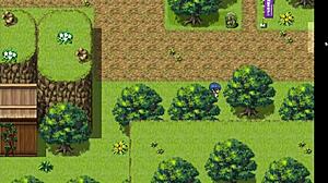 tanned girl natsuki hentai game ep 11 village chief masturbates on her changing in public