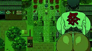 tanned girl natsuki hentai game ep 11 village chief masturbates on her changing in public