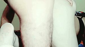 hey, watch me finger this clear pussy with my big black cock close-up?