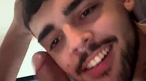 sucking his huge cock while he plays video games part 2