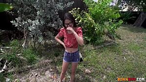 i got lulu chu, chinese cutie, banged hard in the van