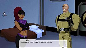 Blonde and redhead dance wildly to intense orgasm in DC comics unlimited part 120