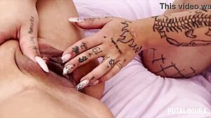 Torbe’s trio with hot Spanish Linda del Sol swallowing cum