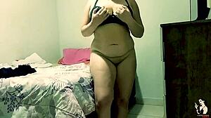 Hot BBW Lays Lopes Teases with Her Big Breasts on Live Show