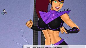 Blonde and redhead dance wildly to intense orgasm in DC comics unlimited part 120