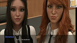 i have office fun with sexy blonde cheerleader in hentai