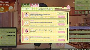 Summer Clover Harem Hentai Game Ep 4 Caught Boss Masturbating to Giant Cock!