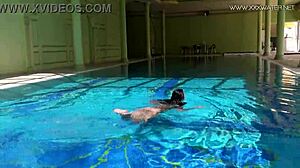 jessica seduced the producer with her sexy pool vibe 😍