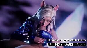league of legends ahri makes you cum in uncensored hentai ai