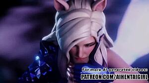 league of legends ahri makes you cum in uncensored hentai ai