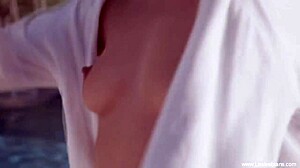 yacht fingering ignites blonde and redhead lesbian milf partners!