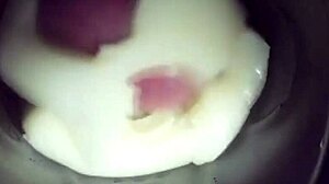 哇，看看我飞机杯里的混乱内射！