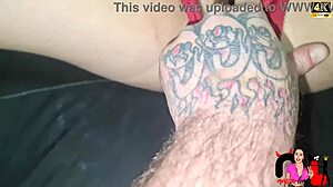 After workout, banging a hot guy, came back with creampie for cuckold to lick.